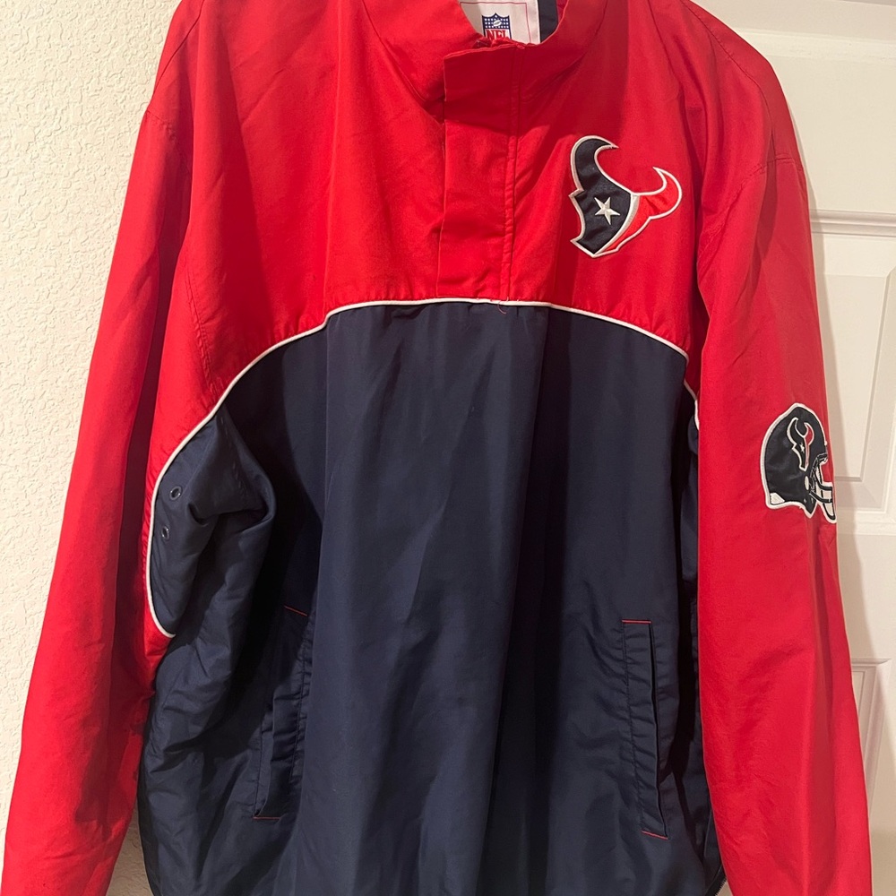NFL Red and Navy Raincoat